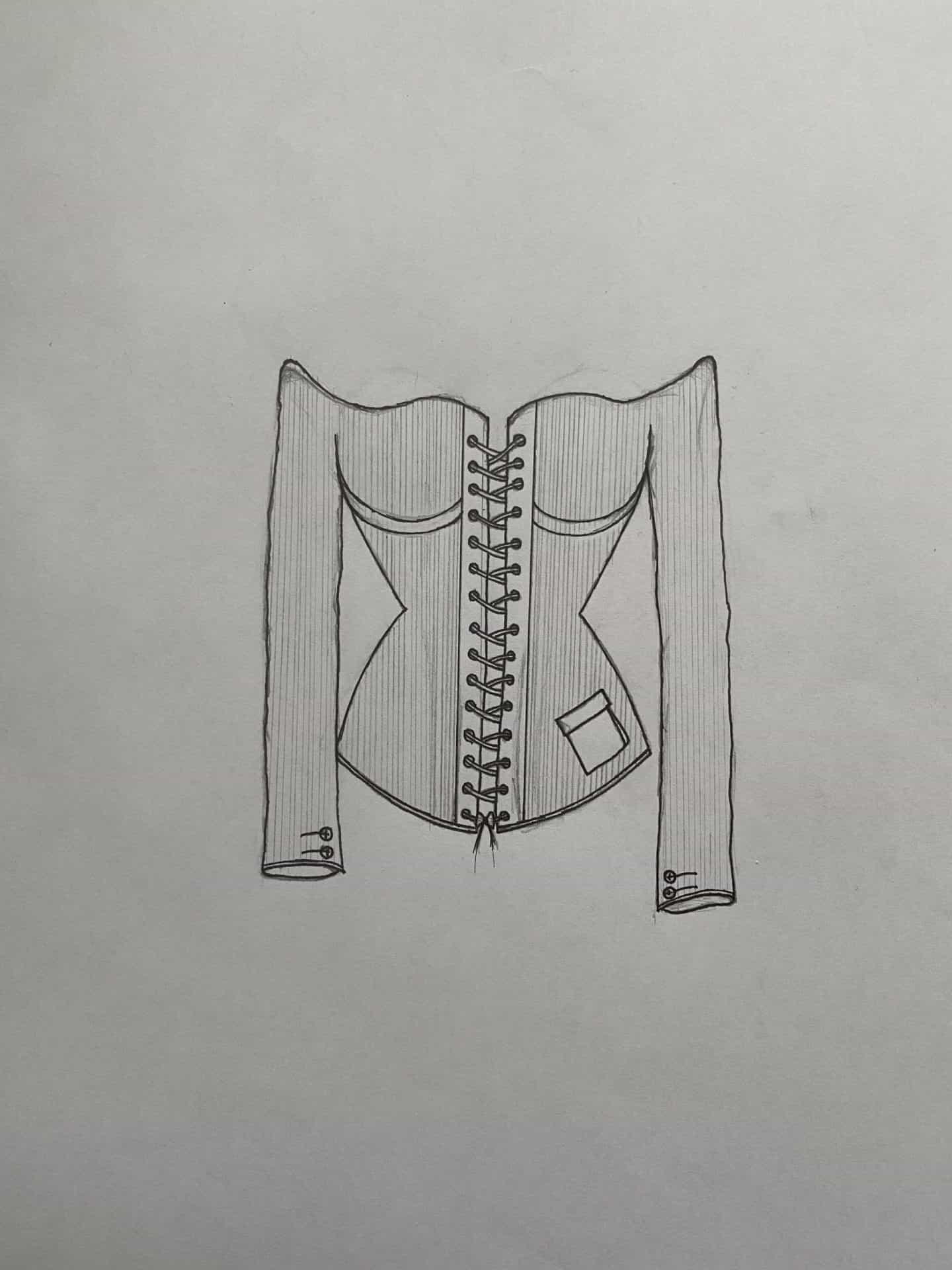 Corset design influenced by women's smart wear – Fashion North