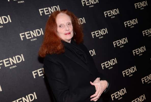 Grace Coddington attends Fendi's New York Flagship Boutique opening celebration on Friday, Feb. 13, 2015, in New York. (Photo by Evan Agostini/Invision/AP)