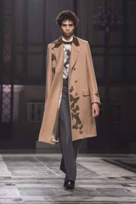 Models on the catwalk during the Alexander McQueen London Collections Men AW2016 show at Durbar Court, The Foreign And Commonwealth Office, London.