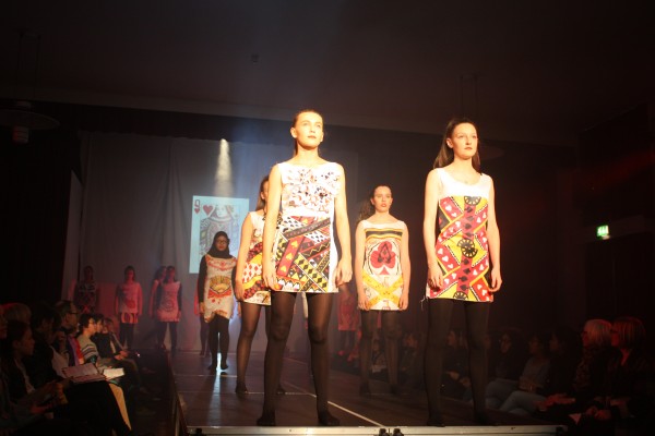 Casino Royale was the inspiration for this colourful collection by young designers at Newcastle High