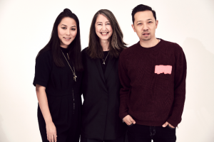 Photo by H&M. From left: Carol Lim, Ann-Sofie Johansson and Humberto Leon. 