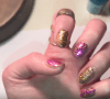 HOW TO: Christmas glitter nails in under five minutes