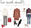 12 days of Christmas: 2 turtle doves: How to style a turtle neck jumper