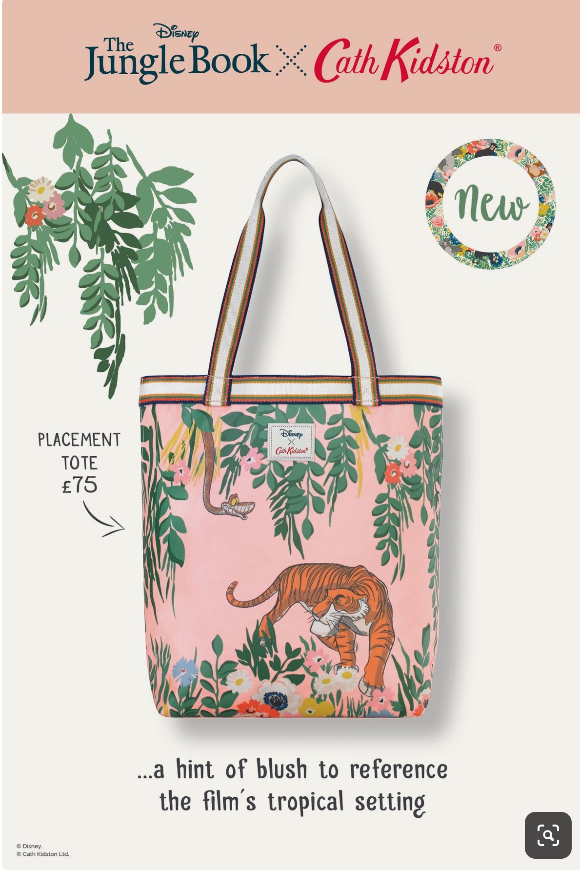 cath kidston jungle book bag