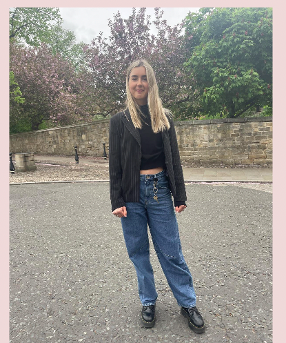 Denim street style in Durham: Skinny OUT, baggy IN