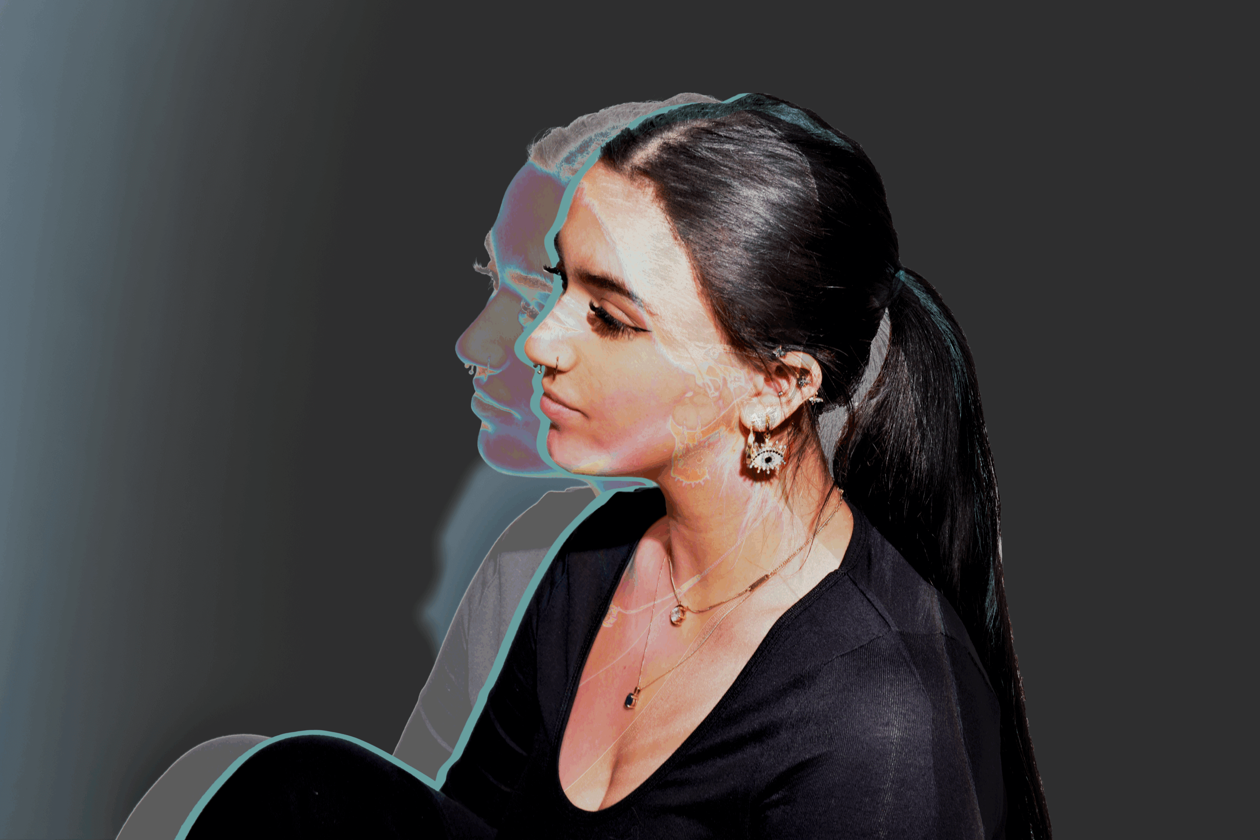 Editing the shots using Adobe Photoshop to create interesting outcomes